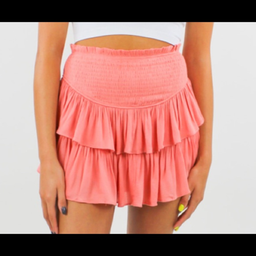 Mustard Seed Coral Skirt